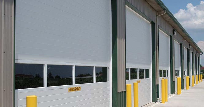 CHI 3216 MICRO-GROOVED COMMERCIAL OVERHEAD SECTIONAL DOOR