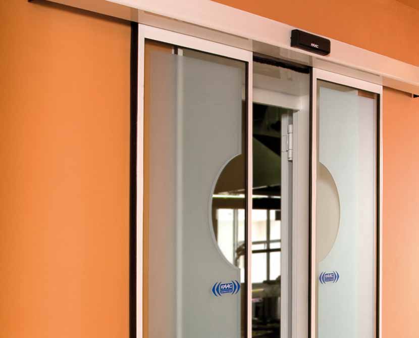 FAAC AUTOMATIONS FOR SLIDING GLASS DOORS